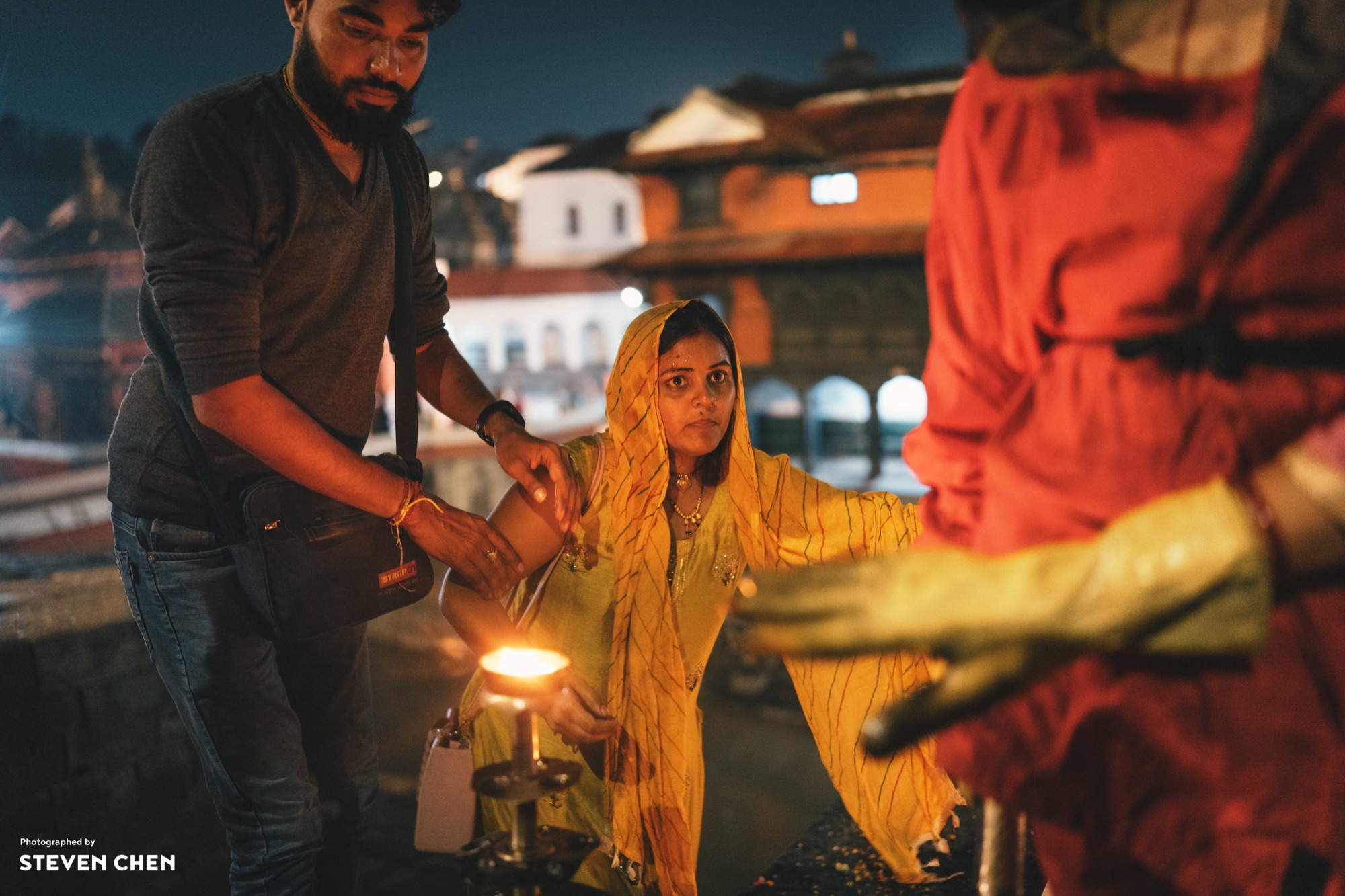 Prayer in the Firelight